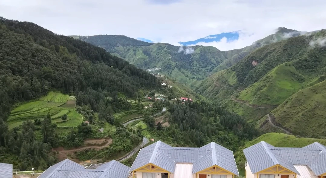 Chakrata hill station forest view in Uttarakhand